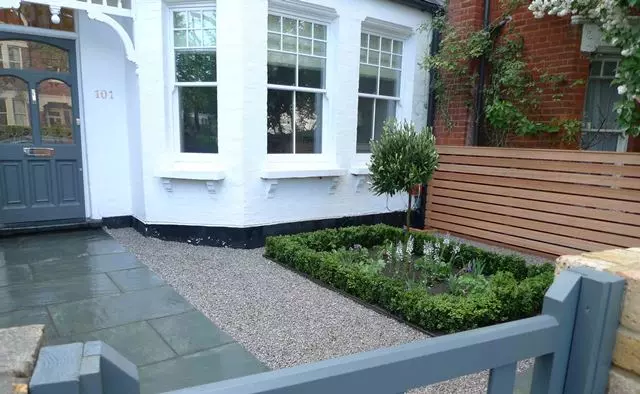 gambar taman depan rumah sederhana